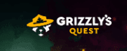 Logo of Grizzly's Quest with a bear wearing a ranger hat.