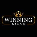 Winning Kings logo with a gold crown above the text on a black background.