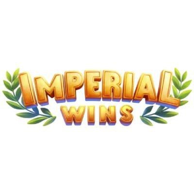 Logo with 'Imperial Wins' text in gold, surrounded by green laurel leaves.
